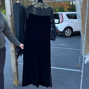 Karen Kane Black Velvet Maxi Dress